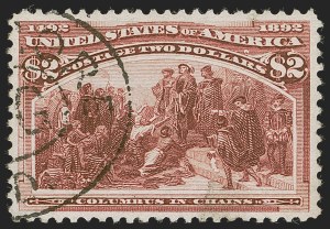 Sale 1278, Lot 3422, Columbian Issue (Scott 230-245)