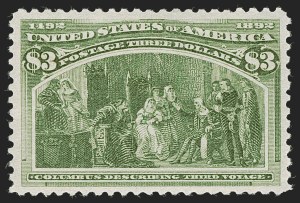 Sale Number 1278, Lot Number 3423, Columbian Issue (Scott 230-245)