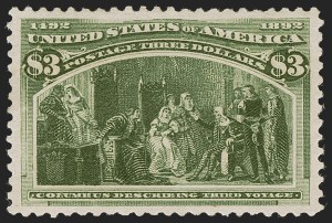 Sale 1278, Lot 3424, Columbian Issue (Scott 230-245)