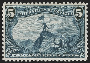 Sale 1278, Lot 3459, Trans-Mississippi Issue (Scott 285-293)