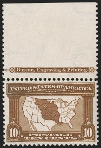 Sale Number 1278, Lot Number 3554, 1902-08 Issue,  Louisiana Purchase, Jamestown Issues (Scott 300-330)