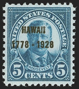 Sale 1278, Lot 3787, 1922 and Later Issues, 2c-5c Hawaii Ovpt. (647-648) Sale 1278, Lot 3787, 1922 and Later Issues