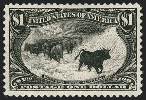 Sale 1283, Lot 1521, 1898 Trans-Mississippi Issue: Gem Quality $1.00 and $2.00