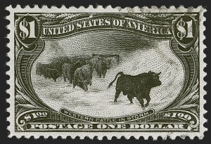 Sale 1283, Lot 1523, 1898 Trans-Mississippi Issue: Gem Quality $1.00 and $2.00
