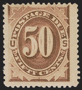 Sale 1285, Lot 2192, Postage Due, 30c-50c Brown (J6-J7) Sale 1285, Lot 2192, Postage Due