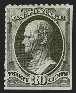Sale 1288, Lot 117, 1875 Continental Bank Note Co. Hard Paper Special Printing (Scott 167-181)