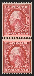 Sale 1288, Lot 174, 1908-10 Washington-Franklin Issues (Scott 349-356)