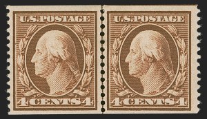 Sale 1288, Lot 178, 1908-10 Washington-Franklin Issues (Scott 349-356)