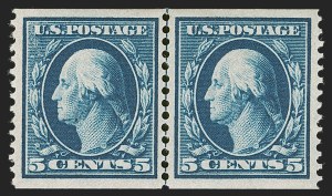 Sale 1288, Lot 179, 1908-10 Washington-Franklin Issues (Scott 349-356)