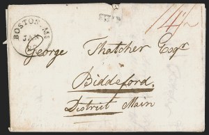 Sale 1289, Lot 506, Ship Letters, including Hawaiian Missionary