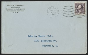 Sale 1289, Lot 671, Washington-Franklin and Other Issues, including Upright Jenny