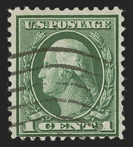 Sale 1289, Lot 677, Washington-Franklin and Other Issues, including Upright Jenny