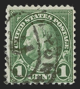 Sale 1289, Lot 678, Washington-Franklin and Other Issues, including Upright Jenny