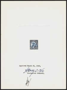 Sale 1290, Lot 1031, Essays, Proofs and Specimens