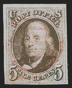Sale 1290, Lot 1054, 1847 Issue and Reproduction (Scott 1-4)