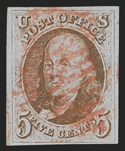 Sale 1290, Lot 1056, 1847 Issue and Reproduction (Scott 1-4)