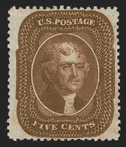 Sale 1290, Lot 1110, 1857-60 Issue (Scott 18-39)