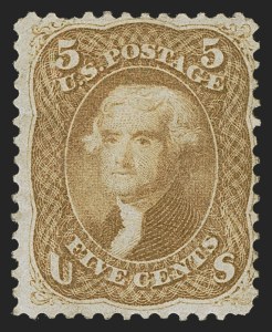 Sale 1290, Lot 1154, 1861-66 Issue (Scott 56-78)