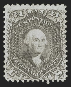 Sale 1290, Lot 1167, 1861-66 Issue (Scott 56-78), 24c Lilac (78) Sale 1290, Lot 1167, 1861-66 Issue (Scott 56-78)