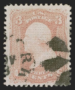 Sale 1290, Lot 1169, 1867-68 Grilled Issue (Scott 79-101)