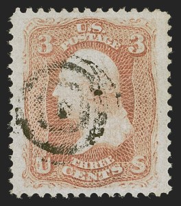 Sale 1290, Lot 1186, 1867-68 Grilled Issue (Scott 79-101)