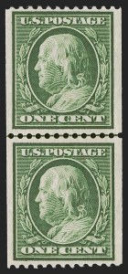 Sale 1290, Lot 1380, 1908-10 Washington-Franklin Issues (Scott 331-356)