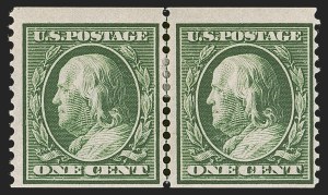 Sale 1290, Lot 1416, 1910-13 Washington-Franklin Issue (Scott 374-396)