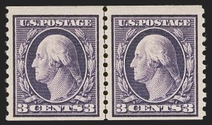 Sale 1290, Lot 1455, 1912-15 Washington-Franklin Issue (Scott 405-461)