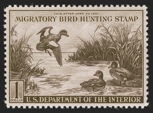 Sale 1290, Lot 1766, Hunting Permits, the "Lifemates" #1 P.S.E. Set Registry