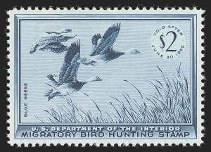 Sale Number 1290, Lot Number 1779, Hunting Permits, the "Lifemates" #1 P.S.E. Set Registry