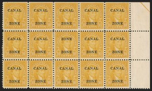 Sale 1290, Lot 1830, U.S. Possessions, Canal Zone