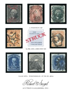 Sale 1074, Lot 553, 5c 1857-60 Issue (Scott 27-30A)