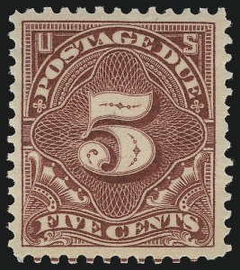 Sale 914, Lot 2092, Postage Due, 5c Deep Claret (J41) Sale 914, Lot 2092, Postage Due