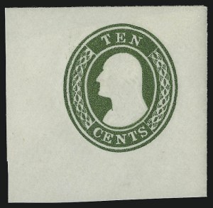 Sale 914, Lot 2867, Postal Stationery, 10c Green on White (U15) Sale 914, Lot 2867, Postal Stationery