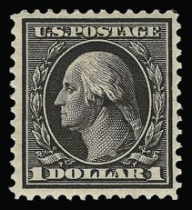 Sale 930, Lot 2394, 1908-10 Washington-Franklin Issues (Scott 331-356), $1.00 Violet Brown (342) Sale 930, Lot 2394, 1908-10 Washington-Franklin Issues (Scott 331-356)