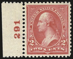 Sale Number 946, Lot Number 748, 1895 Watermarked Bureau Issue (Scott 264-278) Sale Number 946, Lot Number 748, 1895 Watermarked Bureau Issue (Scott 264-278)