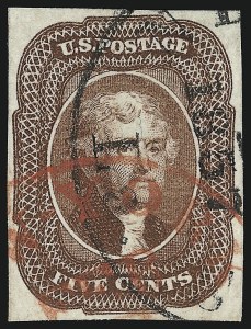 Sale Number 953, Lot Number 138, 1851-56 Issue (Scott 5-17) Sale Number 953, Lot Number 138, 1851-56 Issue (Scott 5-17)