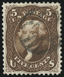 Sale Number 953, Lot Number 350, 1861-66 Issue (Scott 56-78) Sale Number 953, Lot Number 350, 1861-66 Issue (Scott 56-78)