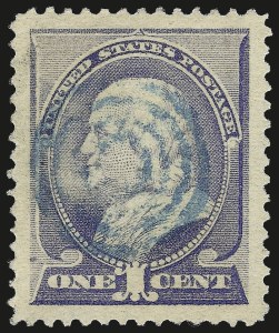 Sale Number 959, Lot Number 2450, 1887 American Bank Note Co. Issue (Scott 212-218) Sale Number 959, Lot Number 2450, 1887 American Bank Note Co. Issue (Scott 212-218)