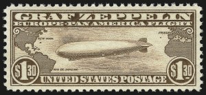 Sale Number 967, Lot Number 5052, Air Post Graf Zeppelin Issue (Scott C13-C15) Sale Number 967, Lot Number 5052, Air Post Graf Zeppelin Issue (Scott C13-C15)