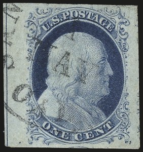 Sale Number 975, Lot Number 1119, 1851-56 Issue (Scott 5-17) Sale Number 975, Lot Number 1119, 1851-56 Issue (Scott 5-17)