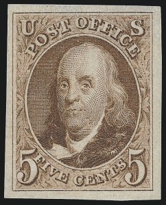 Sale Number 976, Lot Number 1077, 1875 Reproduction of 1847 Issue (Scott 3-4) Sale Number 976, Lot Number 1077, 1875 Reproduction of 1847 Issue (Scott 3-4)
