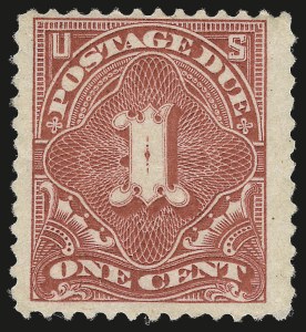 Sale 976, Lot 2282, Postage Due (J), 1c Vermilion (J29) Sale 976, Lot 2282, Postage Due (J)