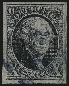 Sale Number 984, Lot Number 34, 1847 Issue (Scott 1-2) Sale Number 984, Lot Number 34, 1847 Issue (Scott 1-2)