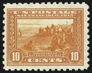 Sale 997, Lot 5980, 1913-15 Panama-Pacific Issue (Scott 397-404), 10c Panama-Pacific, Perf 10 (404) Sale 997, Lot 5980, 1913-15 Panama-Pacific Issue (Scott 397-404)