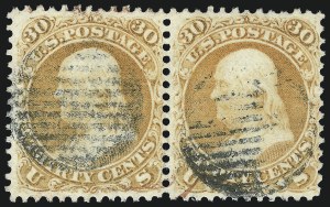 Sale 1007, Lot 2217, 1861-66 Issue (Scott 69-76), 30c Orange (71) Sale 1007, Lot 2217, 1861-66 Issue (Scott 69-76)