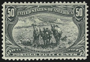 Sale Number 1007, Lot Number 2553, 1898 Trans-Mississippi Issue (50c thru $2.00, Scott 291-293) Sale Number 1007, Lot Number 2553, 1898 Trans-Mississippi Issue (50c thru $2.00, Scott 291-293)
