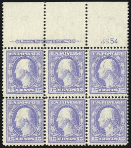 Sale 1014, Lot 1777, 1908-10 Washington-Franklin Issue (Scott 333-347), 15c Pale Ultramarine (340) Sale 1014, Lot 1777, 1908-10 Washington-Franklin Issue (Scott 333-347)