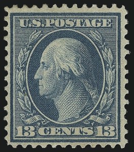 Sale 1014, Lot 1817, 1909 Washington-Franklin Bluish Paper, Incl. 4c and 8c (Scott 357-366), 13c Bluish Green, Bluish (365) Sale 1014, Lot 1817, 1909 Washington-Franklin Bluish Paper, Incl. 4c and 8c (Scott 357-366)