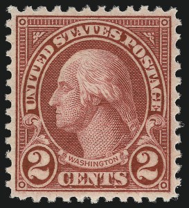 Sale 1092, Lot 1373, 1922-29 and Later Issues (Scott 551-3069a), 2c Carmine, Rotary, Perf 11 (595) Sale 1092, Lot 1373, 1922-29 and Later Issues (Scott 551-3069a)